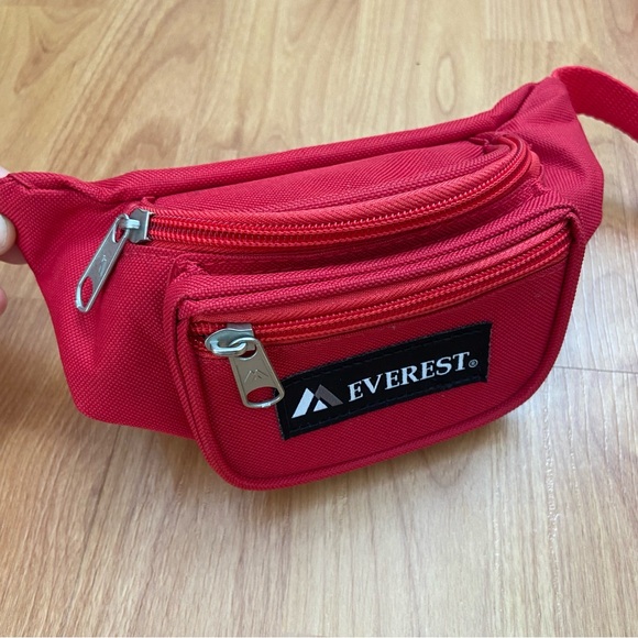 Everest Logo Mini Red Fanny Pack - Picture 4 of 10